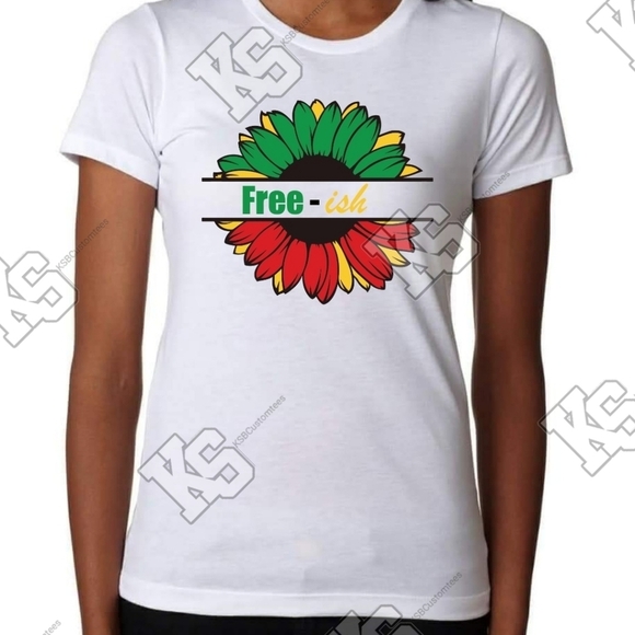 Free Ish Flower Power‎ Tee - Picture 1 of 2